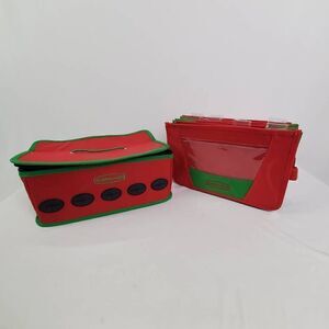 Rubbermaid Split Soft-Case collapsable Household Organizers, red/Green